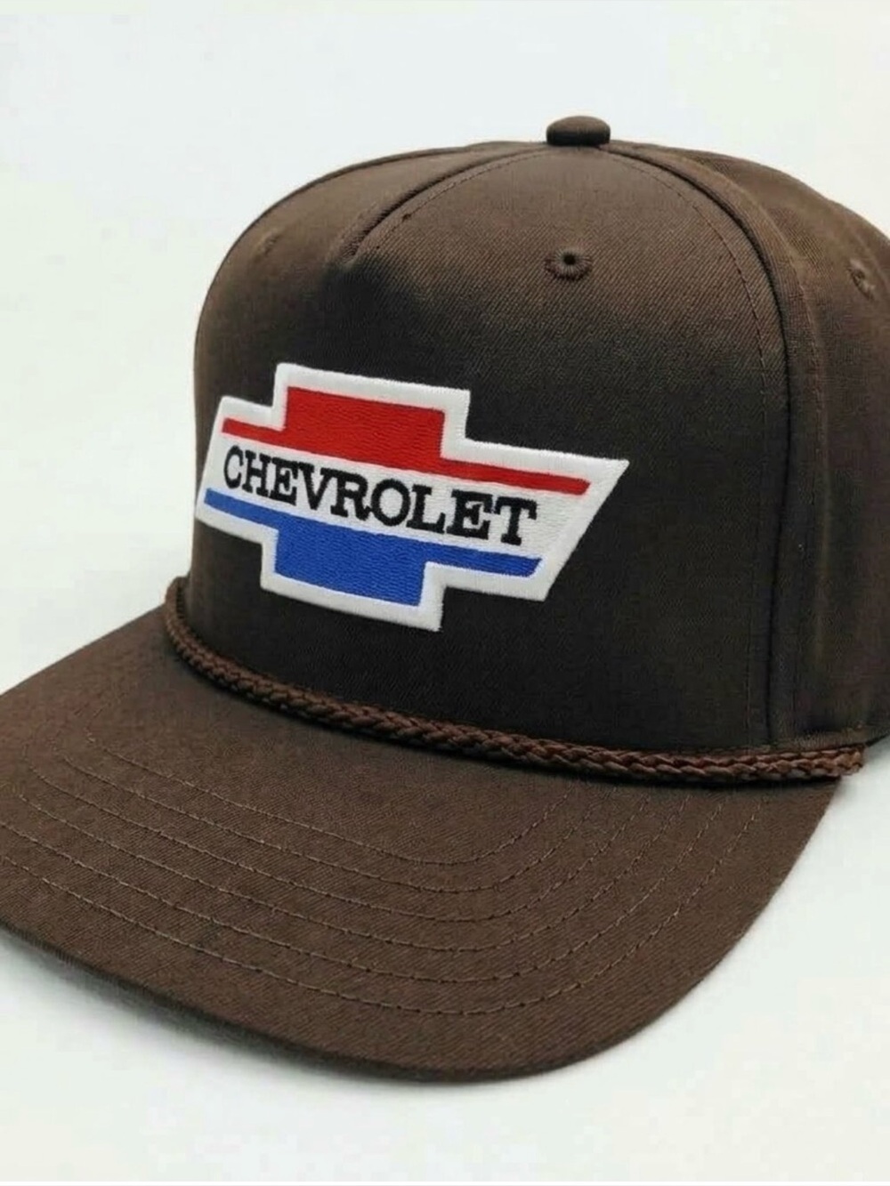 Retro Chevrolet Chevy Brown SnapBack Trucker Cap Hat